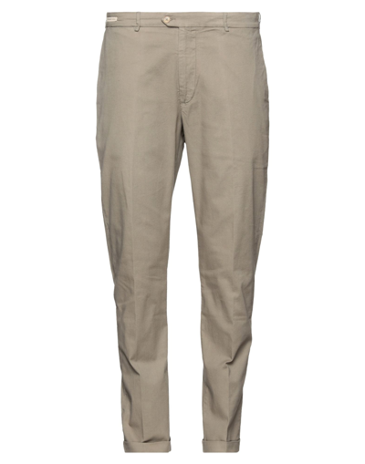 Shop Oaks Man Pants Dove Grey Size 38 Cotton, Elastane