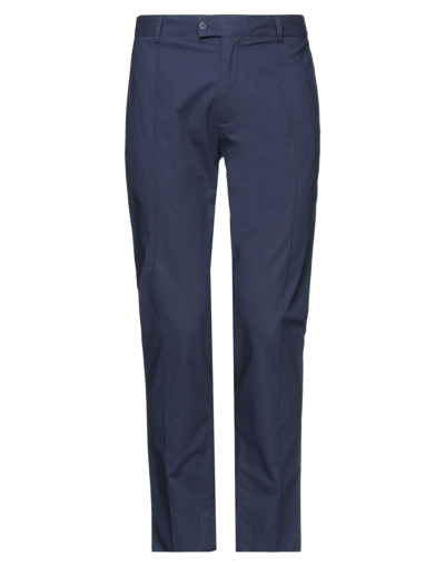 Shop Grey Daniele Alessandrini Man Pants Midnight Blue Size 30 Cotton
