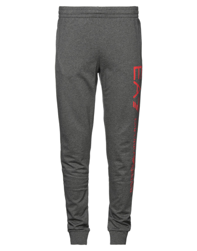 Shop Ea7 Pants In Grey
