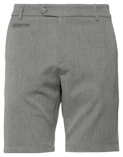 Shop Les Deux Man Shorts & Bermuda Shorts Grey Size 31 Polyester, Viscose, Elastane