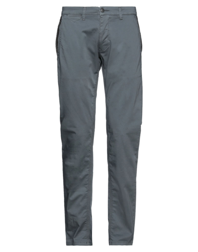Shop Macchia J Man Pants Grey Size 31 Cotton, Elastane