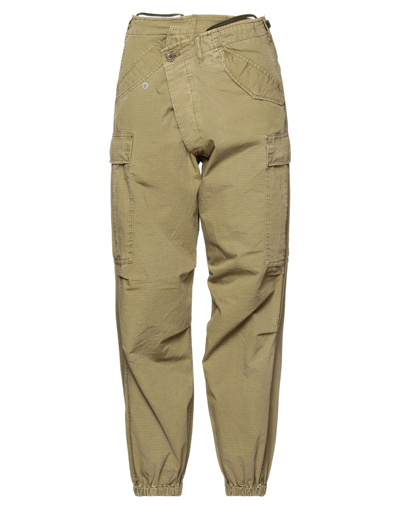 Shop R13 Pants In Military Green