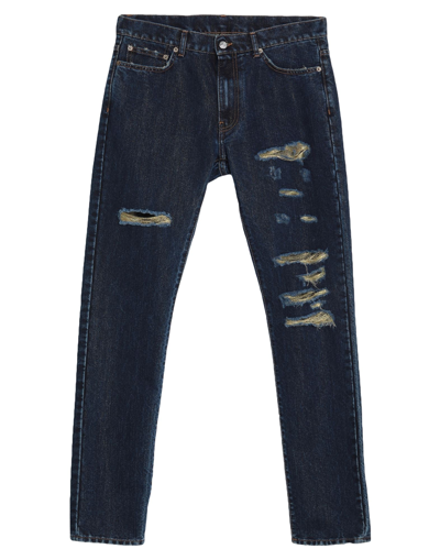 Shop Buscemi Man Jeans Blue Size 31 Cotton, Polyamide, Polyethylene