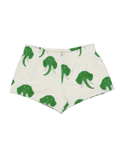 Mini Rodini Elephant-print Track Shorts In White