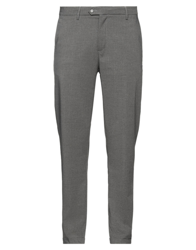 Shop Oaks Man Pants Grey Size 40 Polyester, Viscose, Elastane