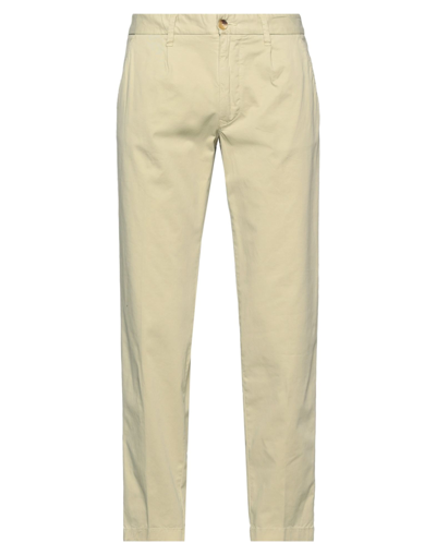 Shop Blauer Man Pants Light Green Size 29 Cotton, Elastane