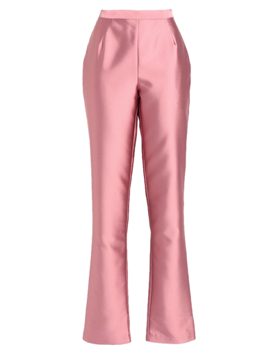 Shop L'autre Chose L' Autre Chose Woman Pants Pink Size 4 Polyester, Silk