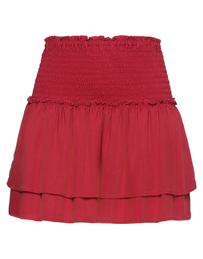 Shop Vicolo Woman Mini Skirt Red Size Onesize Viscose