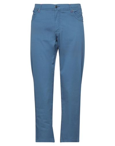 Shop Marco Pescarolo Pants In Slate Blue