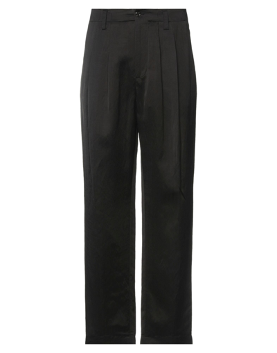 Shop Dolce & Gabbana Man Pants Black Size 30 Viscose, Linen