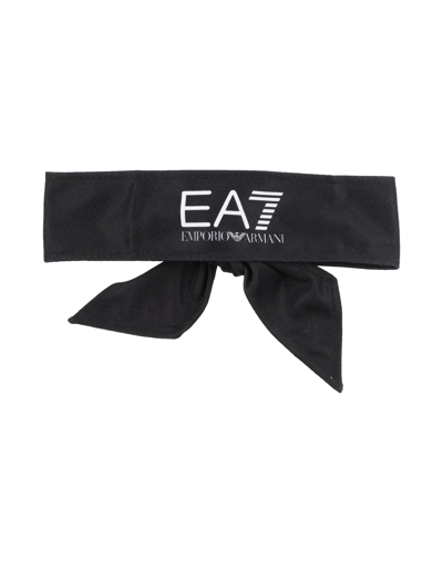 Shop Ea7 Hair Accessory Black Size - Polyester, Elastane