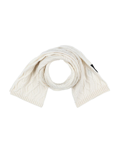 Shop Alpha Studio Scarves In Ivory