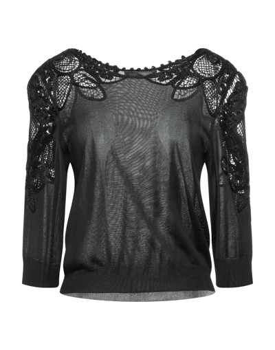 Shop Alberta Ferretti Woman Sweater Black Size 6 Viscose
