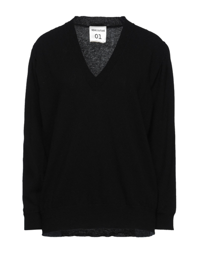 Shop Semicouture Sweaters In Black