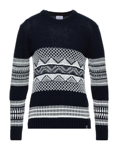 Shop Berna Sweaters In Dark Blue