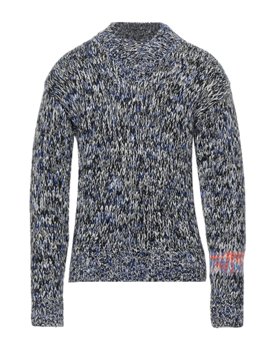 Shop Jil Sander Man Sweater Blue Size 38 Wool, Cashmere