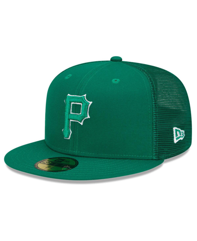 Shop New Era Men's Green Pittsburgh Pirates 2022 St. Patrick's Day On-field 59fifty Fitted Hat