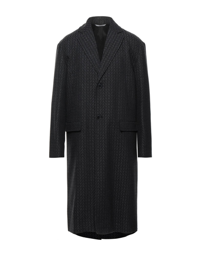 Shop Valentino Garavani Man Coat Lead Size 40 Virgin Wool In Grey