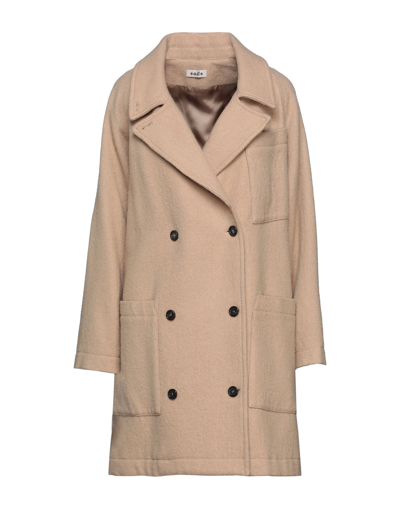 Shop A.b. Coats In Beige