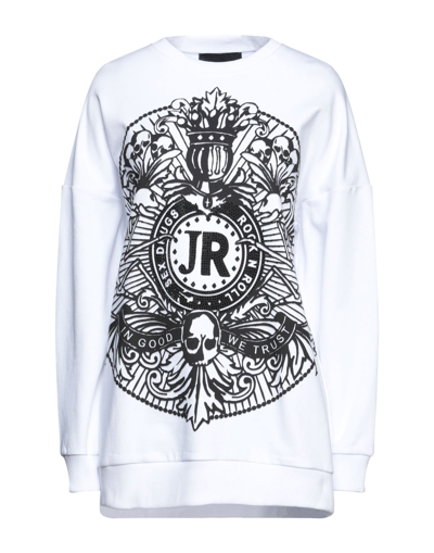 Shop John Richmond Woman Sweatshirt White Size Xl Cotton