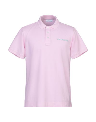 Shop Best Company Polo Shirts In Pink