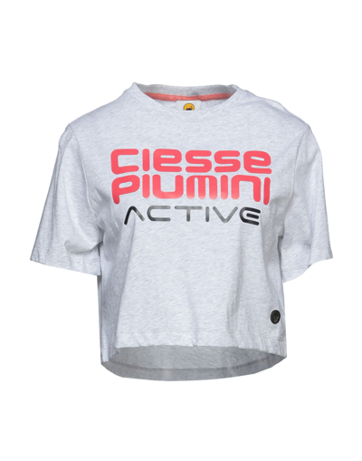 Shop Ciesse Piumini Woman T-shirt Light Grey Size S Cotton