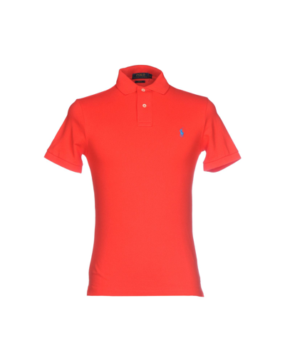 Shop Polo Ralph Lauren Polo Shirts In Red
