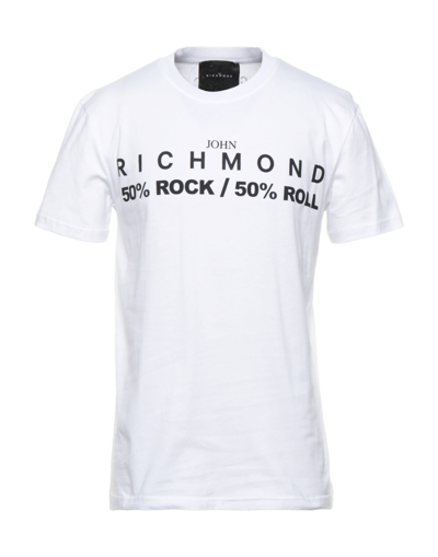 Shop John Richmond Man T-shirt White Size Xl Cotton