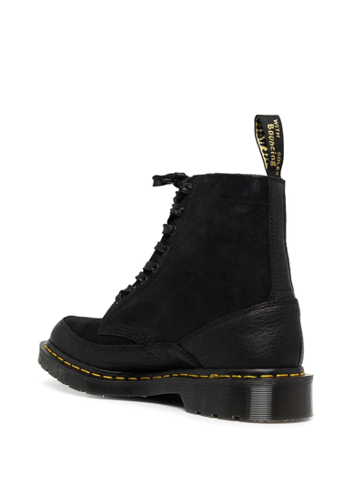 Shop Dr. Martens 1460 Guard Ankle Boots In Black