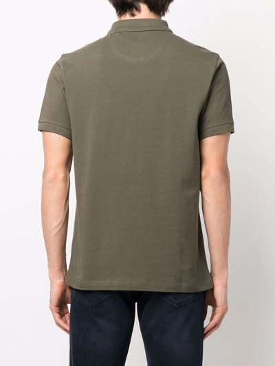 Barbour Embroidered Logo Polo Sports In Green