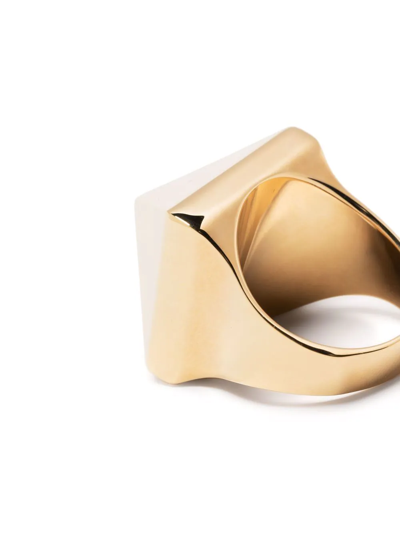 Shop Valentino Roman Stud Ring In Gold