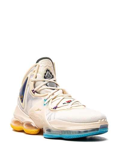 Nike Lebron 19 High-top Sneakers In White
