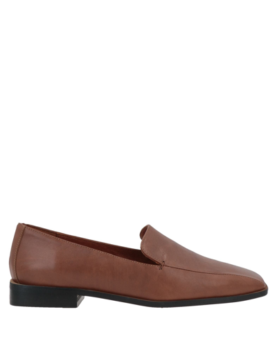 Shop Angel Alarcon Loafers In Tan