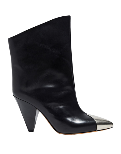 Shop Isabel Marant Woman Ankle Boots Black Size 6 Calfskin