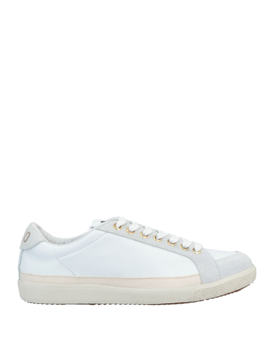 Shop Pantofola D'oro Man Sneakers White Size 7 Calfskin, Soft Leather