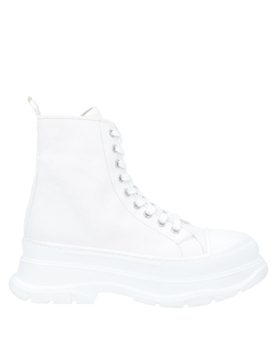 Shop Geneve Woman Sneakers White Size 7 Textile Fibers
