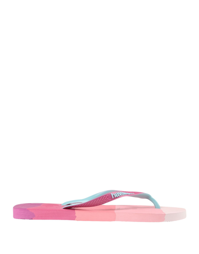 Havaianas Toe Strap Sandals In Pink