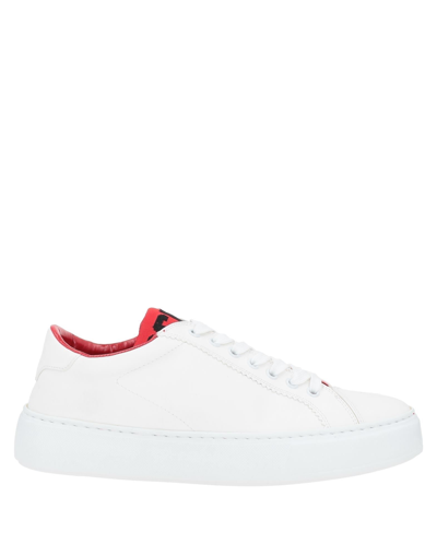 Shop Gcds Man Sneakers White Size 7 Textile Fibers