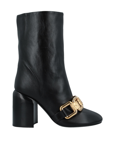 Shop Jil Sander Woman Ankle Boots Black Size 7 Soft Leather