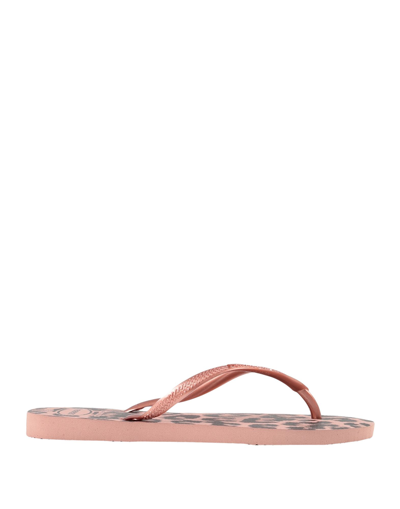 Shop Havaianas Woman Thong Sandal Pink Size 11/12 Rubber