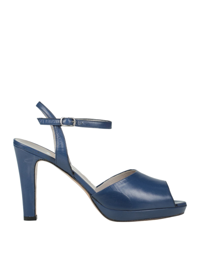Shop Doro Style Sandals In Dark Blue