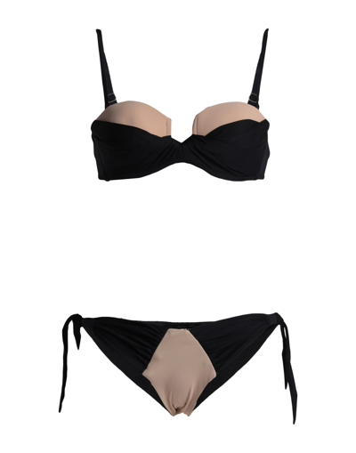Shop Moeva Woman Bikini Black Size 2 Polyamide, Elastane