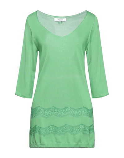 Shop Blugirl Blumarine Woman Sweater Green Size 2 Silk, Acrylic