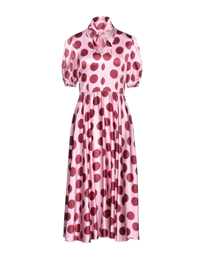 Dolce & Gabbana Midi Dresses In Pink