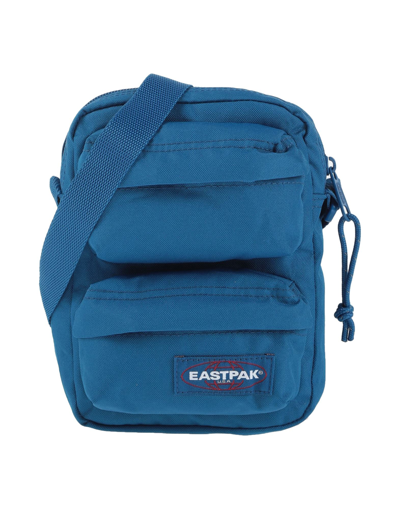 Shop Eastpak Man Cross-body Bag Bright Blue Size - Polyester