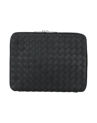 Shop Bottega Veneta Man Handbag Black Size - Soft Leather