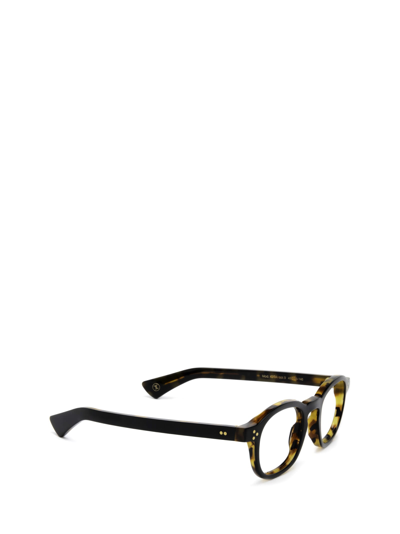 Shop Lesca Iota Black Tortoiseshell Glasses