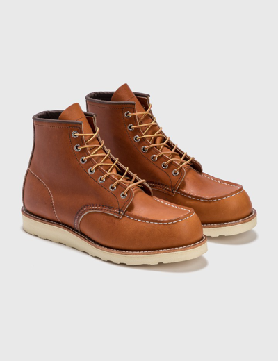 Shop Red Wing Classic Moc Boots - Style 875 In Brown