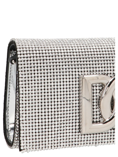 Shop Dolce & Gabbana Dg Bag In Silver