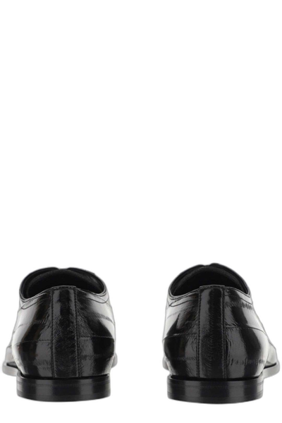 Shop Dolce & Gabbana Lace-up Derby Shoes In Nero